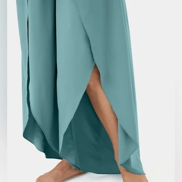 Halara Breezeful™ Palazzo Flowy Split Wide Leg Quick Dry Casual Pants. - Picture 6 of 12